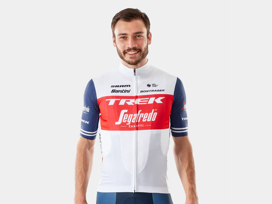 Santini Trek-Segafredo Men's Team Replica Race Cycling Jersey